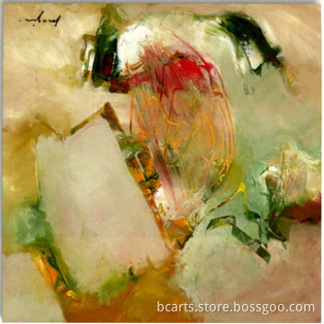 Wholesale Printed canvas Beautiful Simple Semi Abstract Paintings